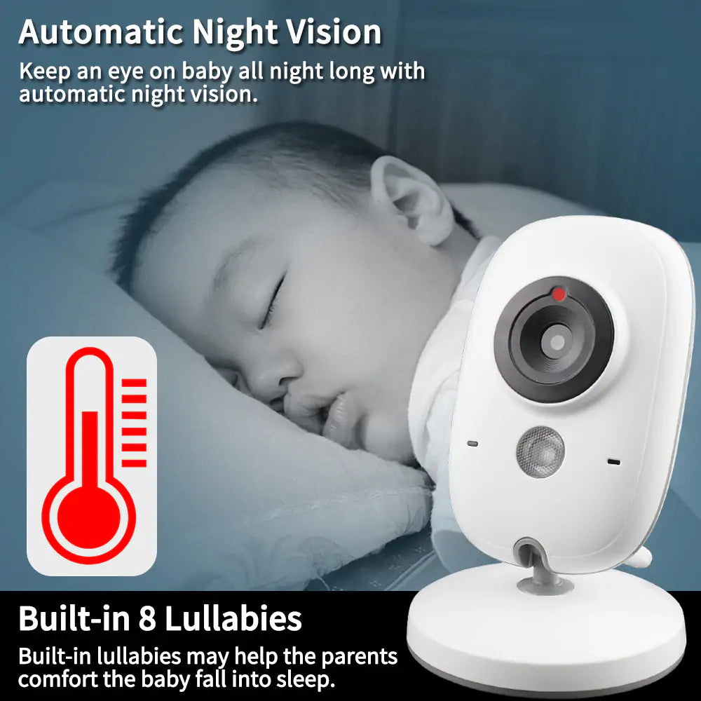 Wireless High Resolution Color Video Baby Monitor